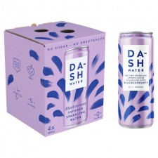 Dash Water Blackcurrant 4 x 330ml