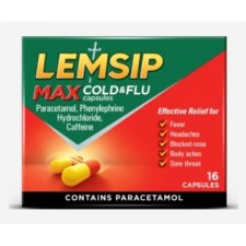 Lemsip Max Cold and Flu 16 Capsules