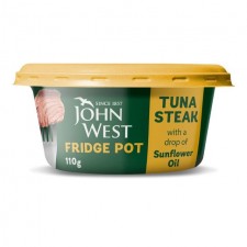 John West No Drain Tuna Steak In Sunflower Oil 110g