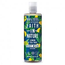 Faith in Nature Lemon and Tea Tree Shower Gel and Foam Bath 400ml