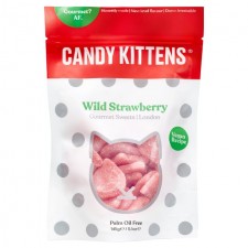 Candy Kittens Wild Strawberry Gourmet Candy Sharing Bag 140g