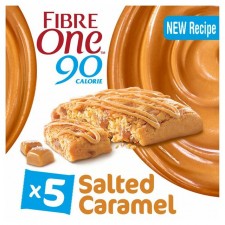 Fibre One Salted Caramel Squares 5 Pack