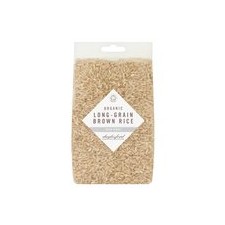 Daylesford Organic Brown Long Grain Rice 500g