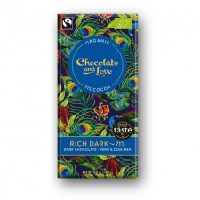 Chocolate and Love Organic 71% Rich Dark Chocolate 80g