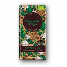 Chocolate and Love Organic 55% Dark Chocolate with Coffee 80g