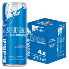 Red Bull Sugar Free Juneberry Edition 4 x 250ml Cans
