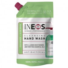 Ineos Cleansing Hand Wash Refill with Cucumber and Aloe 500ml