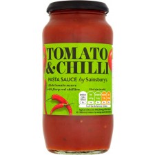 Sainsburys Pasta Sauce with Tomato and Chilli 500g
