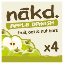 Nakd Apple Danish Bar 4 Pack