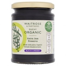 Waitrose Duchy Organic Blackcurrant Preserve 340g  