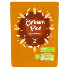 Sainsburys Microwave Brown Rice 250g