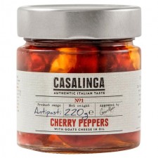 Casalinga Cherry Pepper and Goat Cheese 220g