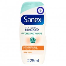 Sanex Natural Prebiotic From Organic Agave Replenishing Shower Gel 225ml