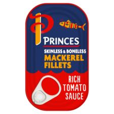 Princes Mackerel Fillets In Tomato 125g
