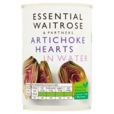 Waitrose Essential Artichoke Hearts in Water 390g