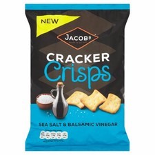 Jacobs Cracker Crisps Sea Salt And Balsamic Vinegar 150g