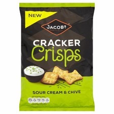 Jacobs Cracker Crisps Sour Cream And Chive 150g