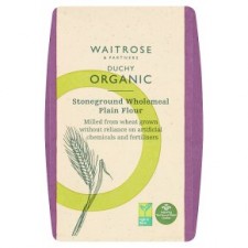 Waitrose Duchy Organic Wholemeal Plain Flour 1.5kg