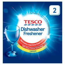 Tesco Dishwasher Freshener Lemon 2 pack
