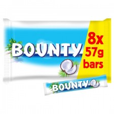 Bounty Milk Chocolate 8 Pack