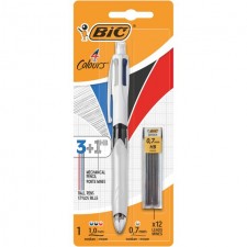 Bic 3 Colours and HB Lead Pencil 1 Pack