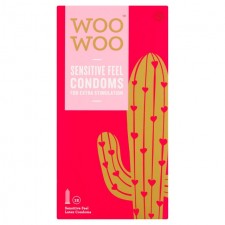 Woo Woo Sensitive Feel Condoms 12 per pack