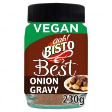 Bisto Best Onion Gravy Granules 230g glass jar