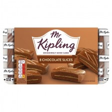 Mr Kipling Chocolate Slices 8 Pack