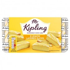 Mr Kipling Lemon Layered Slices 8 Pack