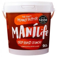Manilife Deep Roast Crunchy Peanut Butter 900g