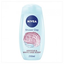 Nivea Shower Clay Fresh Hibiscus And White Sage 250ml