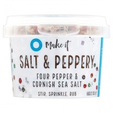 Cornish Sea Salt Company Salt and Peppery Four Pepper and Cornish Sea Salt 60g