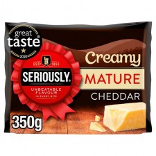 Seriously Creamy Mature Cheddar Cheese 350g