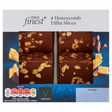 Tesco Finest Honeycomb Tiffin Slices 4 Pack