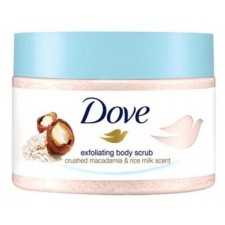 Dove Exfoliating Body Scrub Crushed Macadamia and Rice Milk 225ml