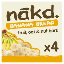 Nakd Banana Bread Bar 4 Pack