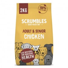 Scrumbles Natural Gluten Free Dry Dog Food Fresh Chicken Adult And Senior 2kg
