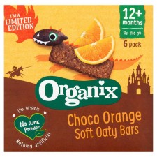 Organix Choco Orange Oaty Bars 6 x 30g Limited Edition