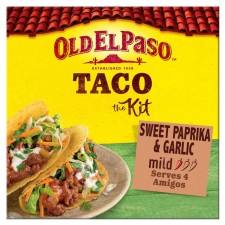 Old El Paso Sweet Paprika and Garlic Taco Kit 308g
