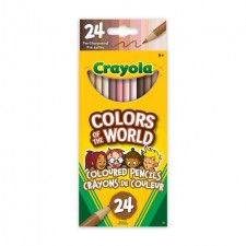 Crayola Colours of the World Coloured Pencils 24 per pack