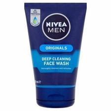 Nivea For Men Deep Cleaning Face Wash 100ml