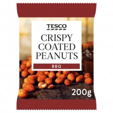 Tesco Barbeque Flavour Crispy Coated Peanuts 200g