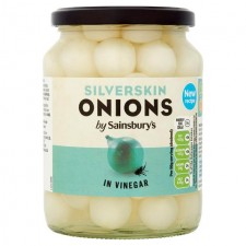 Sainsburys Silverskin Onions in Vinegar 680g