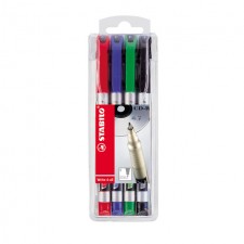 Stabilo Write 4 All Fine Pens Assorted Colours 4 per pack