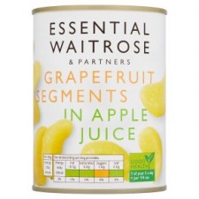 Waitrose Essential Grapefruit Segments in Apple Juice 540g