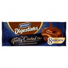 McVities Digestives Fully Coated 8 Per Pack