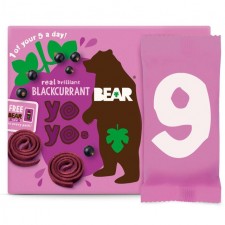 Bear Pure Fruit Yoyo Blackcurrant 9 x 20g