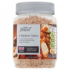 Tesco Finest Chicken Gravy Sage and Onion Granules 200g jar