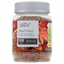 Tesco Finest Beef Gravy Bay and Red Onion Granules 200g Jar
