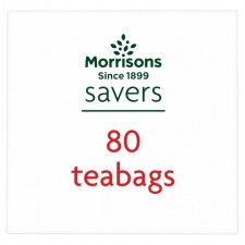Morrisons Savers Tea Bags 80 per pack